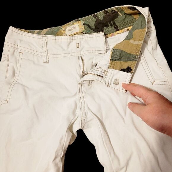 Vintage Y2K Aritzia Talula White Pants Skinny Size: 0 - Picture 3 of 6